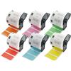 BETCKEY - 6 Rotoli DK-11209 Etichette per Indirizzi Compatibile con Brother, 62mm x 29mm, 4800 Etichette Colorate Colore Misto per Stampanti di Etichette Brother QL