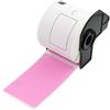 BETCKEY - 1 Rotolo DK-11202 Etichette per Spedizioni Compatibile con Brother, 62mm x 100mm, 300 Etichette Colorate Rosa per Stampanti di Etichette Brother QL