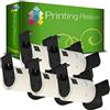 Printing Pleasure 5 x DK11207 | CD/DVD Etichette Circolari adesive compatibile per Brother P-Touch QL-500 QL-570 QL-700 QL-720NW QL-800 QL-810W QL-1050 QL-1100 QL-1110NWB | 58mm x 58mm | 100 Etichetta per Rotolo
