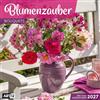 Ackermann Kunstverlag Blumenzauber Broschürenkalender 2027 - 30x30 - Art12 | Farbenfroher Garten-Kalender im schlanken Hochformat (aufgeklappt 30x60 cm) | zum Eintragen