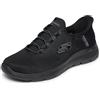 Skechers Uomo Scarpe da Ginnastica Slip-in Arch Fit Summits, Navy/Yellow