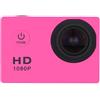BJdfgE Videocamera for registrazione subacquea impermeabile HD 1080P for azioni sportive Videoregistratore for esercizi estremi Full Cam(Pink)