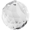 LLMWFA 30x35mm Cristallo Sfera Prisma Arcobaleno Ciondolo Fabbricante 1 Pezzo | Appeso Cristallo Prisma per Ornamenti