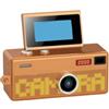 Kaeltsyn Fotocamera per trasporto quotidiano con pulsanti, Orangecolor | Lampada frontale per schermo Funzioni video foto 1080P per l ' uso in viaggio