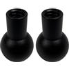 Generic Adattatore per montaggio fotocamera da 15 mm, testa a sfera a 0,25 pollici | Struttura in lega di alluminio, connessione filettata da 1/4, supporto per telefono e treppiede
