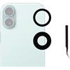 swark Neuer - Lente di ricambio in vetro per fotocamera posteriore per iPhone 16, con kit di attrezzi di riparazione, 2 pezzi