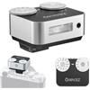 ZENIKO ZA12 - Mini flash Speedlite per fotocamera a doppio quadrante, CCT 6500 K ± 200 K, per fotocamere reflex Fujifilm X-T30 X-T5 Sony ZV-E10 Nikon Panasonic Olympus Ricoh GR3/4