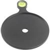 NbgrvB Treppiede livella 60mm nero ABS accessorio stand (48mm) | Adatto a teste da 48 mm, costruzione ABS, precisione precisa delle bolle, trasporto leggero, finitura nera