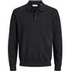 JACK & JONES Plus Size Polo in Maglia | Regular Fit, Semplice, Maniche lunghe, Casual, Temperatura massima di 40°C ciclo delicato