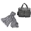 JUVE Set Box Idea Regalo Natale o Compleanno, 2 prodotti JUVENTUS, Sciarpa e Borsa porta PC, Prodotto Ufficiale JUVENTUS 134009