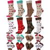 Xtinmee 8 paia di calzini da donna per equitazione calzini regalo novità regalo cavallo per donne amanti equitazione cowgirl derby equestre bomboniere
