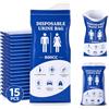 Carehabi Sacchetti per Urina 800ml 15 Pezzi, Orinatoio Portatile | Sacche per Urina Uomo e Donna, Urinatoio Femminile Portatile, WC Toilette Portatile, Sacchetti Vomito da Viaggio