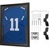 VEVOR Cornice per Maglia da Calcio, Cornice per Maglie Sportive in Legno Pannello in PC Trasparente Protezione UV, Teca Espositore per Maglie da Baseball Basket Calcio, 600 x 800 mm Collezionismo