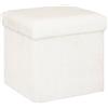 ATMOSPHERA CREATEUR D'INTERIEUR Atmosphera - Pouf pieghevole Ezzio - legno - bianco
