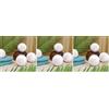 French Tendance - Bomboletta da bagno in schiuma - Rilassamento Rilassante - Regalo Donna - Benessere - Profumo di cocco - Bicolore - 1 x 120 gr - Atmosfera Aromatherapie (Confezione da 3)