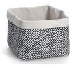 Zeller 14396 - Cesto portaoggetti Mosaic, in cotone/carta, 28 x 28 x 25/28 cm, decorazione …