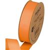 Halbach Seidenbänder Nastro in grosgrain di alta qualità, larghezza: 25 mm, lunghezza: 25 m, nastro regalo sostenibile in poliestere riciclato, ideale come nastro, colore: albicocca