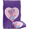 Sesame Street Valentine'S Day Heart With Abby Cadabby Coperta super morbida al tatto setoso - 91 x 147 cm