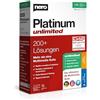 Nero Platinum Unlimited | Software Multimediale 8K | Video Editing & AI Foto | Conversione DVD/CD | Backup & Ottimizzazione | Edizione Retail | Licenza Lifetime | 1 PC | Windows 11/10/8/7