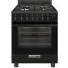 Glem SE SA66TBK - Cucina a Gas con Forno Elettrico 4 Fuochi 60x60 cm Classe Energetica A Nero