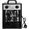 UISEBRT Termoventilatore elettrico 220 V, riscaldatore elettrico con termostato, con 4 livelli di riscaldamento (3 KW)