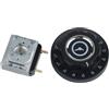 SPORTARC Robusto interruttore timer 30 120 min per forni a microonde AC250V 16A con manopola meccanica e segnale campana (120 minuti)