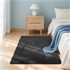 Puremy Tappeto passatoia soffice a pelo corto, 60 x 100, nero