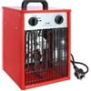 Aufun Termoventilatore Elettrico 3KW, Stufa Elettrica 4 Livelli | Apparecchio Elettrico Industriale Protezione da Sovraccarico, Ideale per Uso Interno ed Esterno