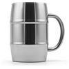HEECN® Boccale Birra Acciaio - Bicchiere Campeggio Acciaio per Birra - Tazza Metallo - Isolamento a Doppia Parete - Regalo uomo Senza Bpa HESS-003 (0.5, Litri)