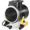 DAHTEC Termoventilatore Industriale 3000W IP24 con Termostato, Portatile | Riscaldatore da Cantiere, per Garage Officina Cantiere, Acciaio, Certificazione CE