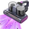 BioAura Battimaterasso Antiacaro per Materassi con Luce UV-C, Aspiratore per Acari Forte Aspirazione, Filtro HEPA, Aria Calda, Ultrasuoni, Rimuove il 99,9% Degli Allergeni per Materassi, Peli di, Polvere