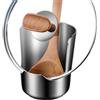 Generico Supporto Utensili Cucina Acciaio Inossidabile Ispessito Spazioso | Organizer Per Coperchi E Cucchiai Da Piano Cottura Per Raschietti, Mestoli, Pinze, Spatole, Forno, Piano Di Lavoro, P