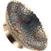 OUNONA Coppa Altare in Ottone Ciotola Di Offerta Acqua Buddista Tazza Di Acqua Fiore Di Loto Portacandele Tazza Di Culto Tibetano per Rituale Altare Decorazione Bavura