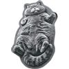 Generic Tappeto soffice a forma di gatto, lavabile, in finto peluche, 40 x 60 cm, per arredamento per la casa e gli amanti dei gatti, in morbido materiale sintetico, antiscivolo, per camera da letto e