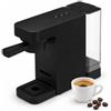 AND HOME Macchina Caffè 4 in 1 Black - 1400 W - Pressione 20 bar - ABS Resistente | 4 Adattatori per Compatibilità con: Capsule Nespresso e Nescafé Dolce Gusto, Cialde ESE, Caffè Macinato, Serbatoio 0,6 L