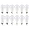 A2ZWORLD 12 Pezzi Lampadine LED E27 20W 2400LM, Bianco Neutro 4200K, Formatto A65, D65x132mm, Classe Energetica E 20W=147W, Angolo Luce 270°, Super Luminosa