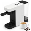 AND HOME Macchina Caffè 4 in 1 White - 1400 W - Pressione 20 bar - ABS Resistente | 4 Adattatori per Compatibilità con: Capsule Nespresso e Nescafé Dolce Gusto, Cialde ESE, Caffè Macinato, Serbatoio 0,6 L