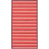 Pierre Tappeti Passatoia stuoia cucina bagno in BAMBOO 100% naturale e sostenibile ROSSO effetto degradè. Tappeto Facile da pulire, antiscivolo e resistente cm.55x280