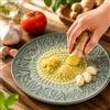 Generic Piattino Grattugia Pomodoro, Piatto Per Grattugiare In Ceramic, Ciotola in ceramica con grattugia per aglio Per Formaggio, Zenzero, Cipolla, Wasabi，D