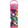 THERMOS Funtainer - Borraccia termica in acciaio inox con beccuccio largo, 470 ml, motivo: graffiti girl
