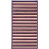 Pierre Tappeti Passatoia stuoia cucina bagno in BAMBOO 100% naturale e sostenibile VIOLA effetto degradè. Tappeto Facile da pulire, antiscivolo e resistente cm.55x280