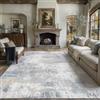 PureCozy Tappeto Salotto 200x300cm Blu Lavabile in Lavatrice | Antiscivolo Tappeti,Moderno Astratto Naturale Grande Carpet,Cameretta Scendiletto Camera da Letto Ufficio Pelo Corto
