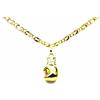 PEGASO GIOIELLI Collana da Uomo in Oro Giallo 18kt (750) Catena Pernice Pinzata Cm 50, Pendente Guanto Guantone Pugile