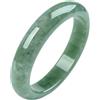 Generisch Bracciale in giada in vera pietra preziosa, pietra naturale levigata a mano con venature uniche portafortuna e pietra protettiva, diametro 60 mm, gioiello spirituale, idea regalo