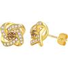 PAKORIO Orecchini Moissanite VVS1 multistile, placcato oro 14K, ipoallergenici