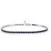 Remo Gammella Bracciale Uomo Donna Tennis Argento 925 con Zirconi - Dimensioni 2 mm - Misura regolabile da 17 a 20 cm - Colore a scelta