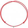 Do.Dreamss Braccialetto per neonati, in argento Sterling 925, con filo rosso, per neonati e bambini, misura regolabile, perla in argento da 3 mm, regalo per battesimo e nascita