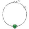 Brosway Bracciale Donna in Acciaio | Bracciale con Pietre Naturali e Simbolo Cuore | Collezione Essential - BNL139