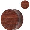 Beydodo Set di 2 dilatatori per orecchio in legno, 8 mm-20 mm, unisex, colore marrone, massiccio, piercing