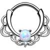 Wycian Nostril Piercing Uomo, Septum Piercing Set Titanio Opale per Femme Homme Gioielli Regalo Piercing Naso